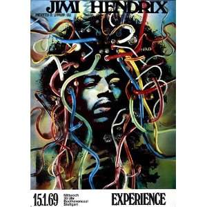  Jimi Hendrix   Electric Ladyland 1969   CONCERT   POSTER 