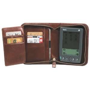  RhinoSkin Universal PDA Tri Fold Leather Case (Chocolate 