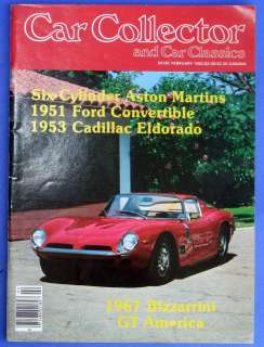   COLLECTOR&CAR CLASSICS FEB 1982,ASTON MARTIN,FEBRUARY,HOTROD MAGAZINE
