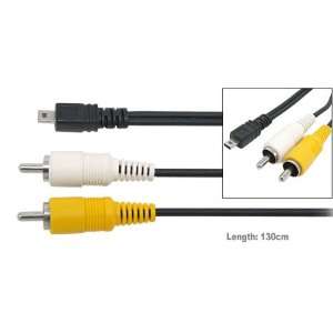   Cable for 8 Pin Sanyo Camera VPC E10 VPC T850 VPC S70 Electronics