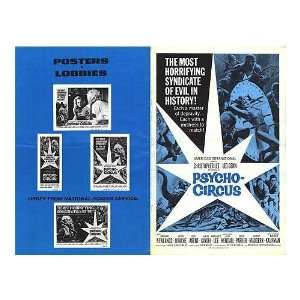  Psycho Circus aka Circus of Fear Original Movie Poster, 11 