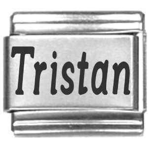  Tristan Laser Name Italian Charm Link Jewelry