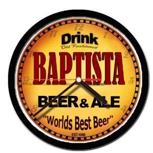  BAPTISTA beer and ale cerveza wall clock 