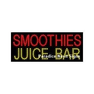  Smoothies Juice Bar LED Sign 11 x 27