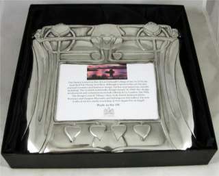 PEWTER   ART NOUVEAU Pat Cheney Design   PHOTO FRAME   Made in 