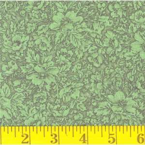  45 Wide Lindsey Leaf Green Fabric By The Yard Arts 