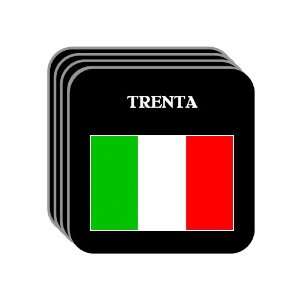  Italy   TRENTA Set of 4 Mini Mousepad Coasters 