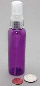 PURPLE PET 60ml Plastic Spray Bottles 2oz ATOMIZERS  