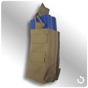 ATS Tactical Double Shingle Mag Pouch Coyote New  
