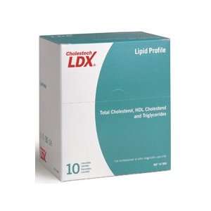 Lipid Profile Cassette Test f/ Cholestech LDX 10/Bx