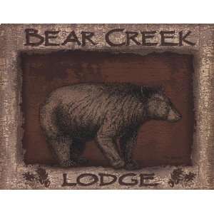 Bear Creek  mini Finest LAMINATED Print Todd Williams 14x11