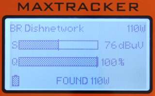 Max Tracker Satellite Signal Meter and Finder DVB S2 DVB S Maxpeak 
