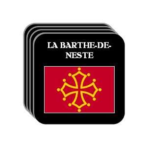 Midi Pyrenees   LA BARTHE DE NESTE Set of 4 Mini Mousepad Coasters