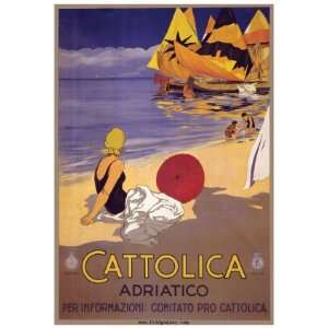  Fridgedoor Cattolica Italy Travel Poster Magnet 