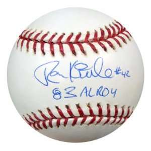  Ron Kittle Autographed AL Baseball 83 ROY PSA/DNA #L73754 