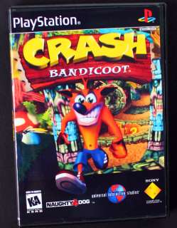 Crash Bandicoot PS1 Custom Collectors Case *NO GAME*  