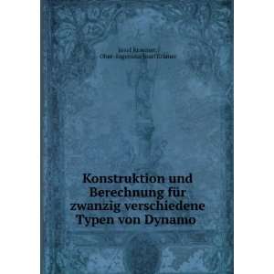   von Dynamo . Ober  Ingenieur Josef KrÃ¤mer Josef Kraemer Books