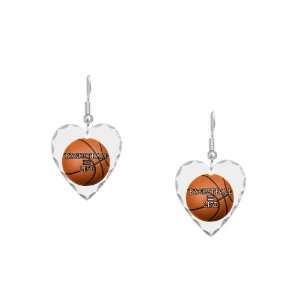  Earring Heart Charm Basketball Equals Life Artsmith Inc Jewelry