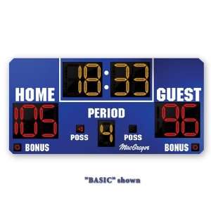  MacGregor Basketball Scoreboard 8x4 DB   Practice 