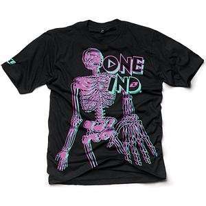  One Industries Youth Skeletor T Shirt   X Large/Black 