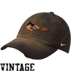  Nike Baltimore Orioles Black Applique Logo Heritage 86 