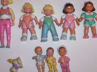   Price Loving Family People Doll House Figures Lot Of 14 Mom, Dad, Baby