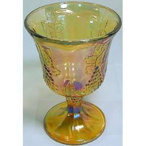  GL477   Indiana Harvest Grape marigold carnival glass 