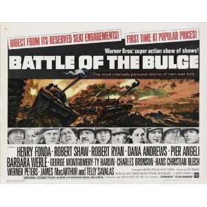  Battle of the Bulge Movie Poster (30 x 40 Inches   77cm x 