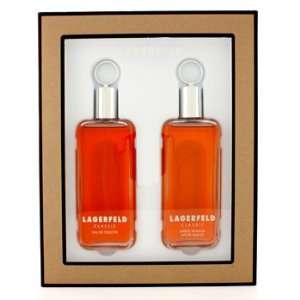   Spray 125ml/4.2oz + After Shave 125ml/4.2oz   Lagerfeld Classic   2pcs