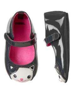 NWT GYMBOREE BABY GIRL KITTIES AT PLAY PATENT SHOES 02  