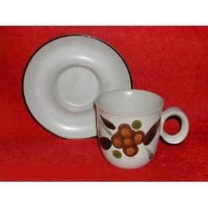 Noritake Orinda #8540 Cups & Saucers 