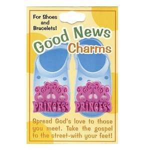  Princess Good News Bracelet / Shoe Charms Toys & Games