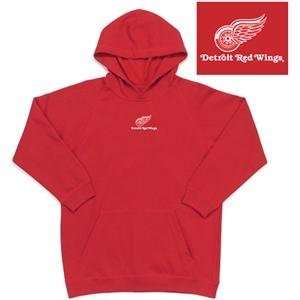 Detroit Red Wings NHL Youth JV Hooded Sweatshirt (Dark Red) (Small 
