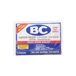  BC Fast Pain Relief Powder, New Formula   6 Analgesic Powders 