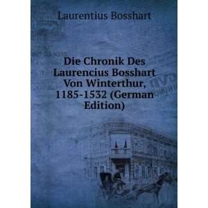   German Edition) Laurentius Bosshart 9785874993207  Books