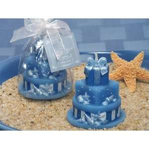  Beach Theme Scented Wedding Cake Candle