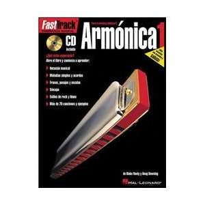  Hal Leonard FastTrack Harmonica Method Book 1 Book/CD 