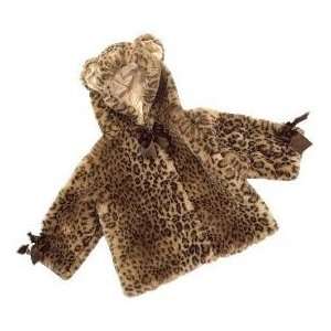 Bearington Bears Luxe Plush Leopard Baby Coat 12 24 Months