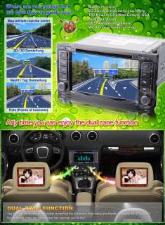 GPS DVBT VW T5 Multivan Touareg CAR DVD Navi Radio 2Din  