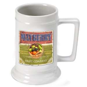    Personalized 16 oz. Fruit Company Beer Stein