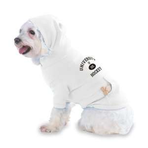  UNIVERSITY OF XXL HOCKEY Hooded T Shirt for Dog or Cat 