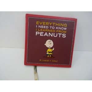  Charlie Brown Book Everything I Need to Know I Learned 