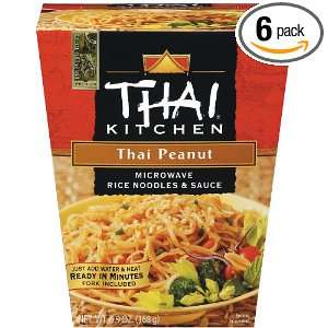 THAI KITCHEN Take Out Box Rice Noodle, Thai Peanut, 5.9 Ounce (Pack of 