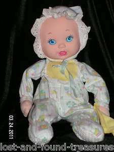 RARE Vintage Baby Snoozems Happiness Express Club Doll  