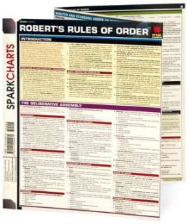   Roberts Rules of Order (SparkCharts) by SparkNotes 