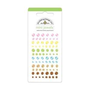 Doodlebug Welcome Home Adhesive Jewels 84/Pkg; 3 Items/Order  
