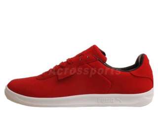 Puma GV CC Red Suede White 2011 New Mens Fashion Casual Shoes NIB 