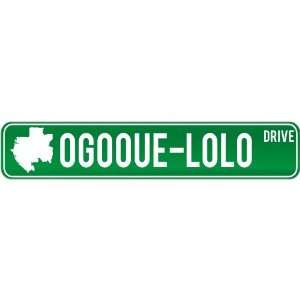  New  Ogooue Lolo Drive   Sign / Signs  Gabon Street Sign 