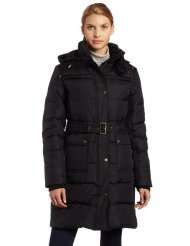 Tommy Hilfiger Womens Belted Down Jacket