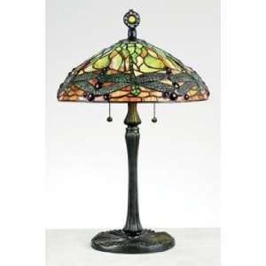  Quoizel® Tiffany style Dragonfly Table Lamp